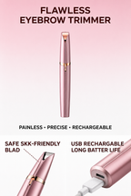 Electric Eyebrow Trimmer Rechargeable Beauty Shaper