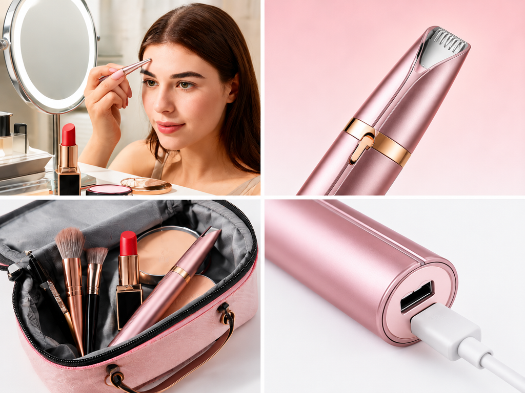 Electric Eyebrow Trimmer Rechargeable Beauty Shaper